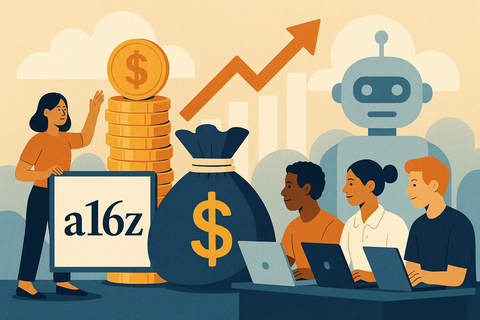 a16z 第五期推出 22 亿美元加密基金，领投三家 AI 新创公司-区块链文库
