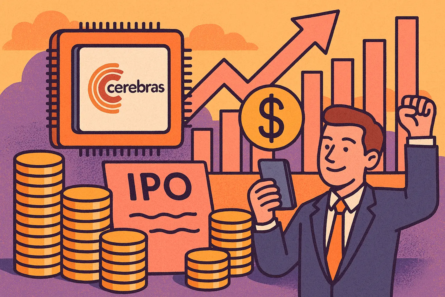 Cerebras 首次公开募股认购超额 20 倍，定价区间或上调至每股 135 美元-区块链文库