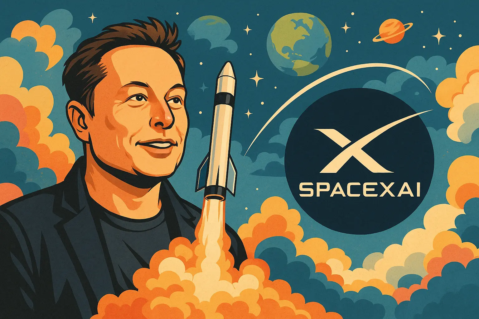 马斯克宣布 xAI 正式更名为 SpaceXAI，整体并入 SpaceX-区块链文库