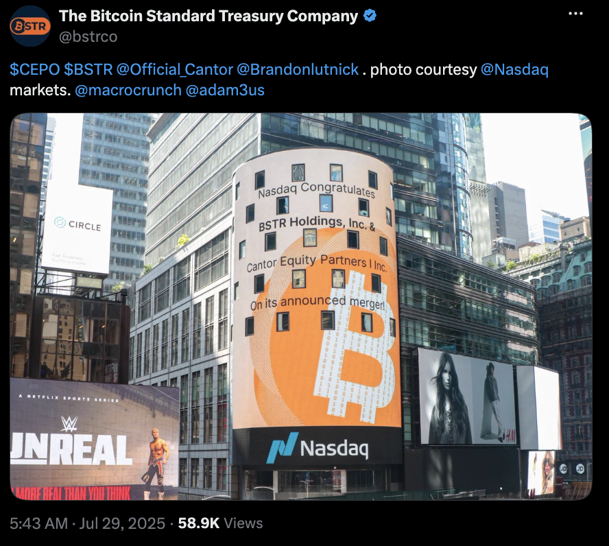 亚当·巴克的比特币财库公司寻求与坎托重新谈判SPAC合并条款-区块链文库
