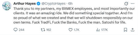 BitMEX 运营11年后即将关闭，BMEX 代币暴跌90%-区块链文库