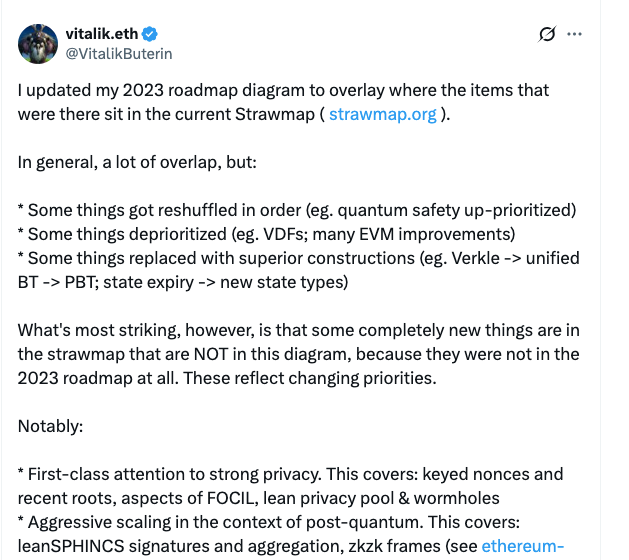 以太坊新闻:Vitalik Buterin公布以太坊全新路线图-区块链文库