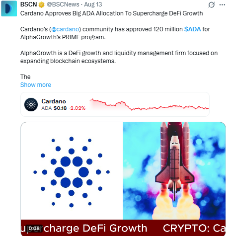1.2亿美元DeFi资金分配,突破还是受阻?卡尔达诺价格预测-区块链文库