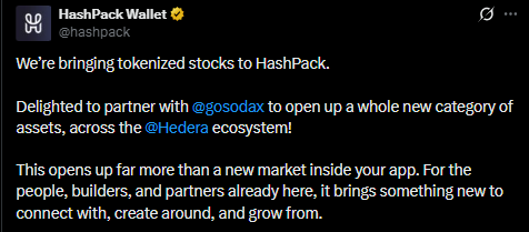 SODAX、Robinhood股票和Hedera正式登陆HashPack钱包-区块链文库