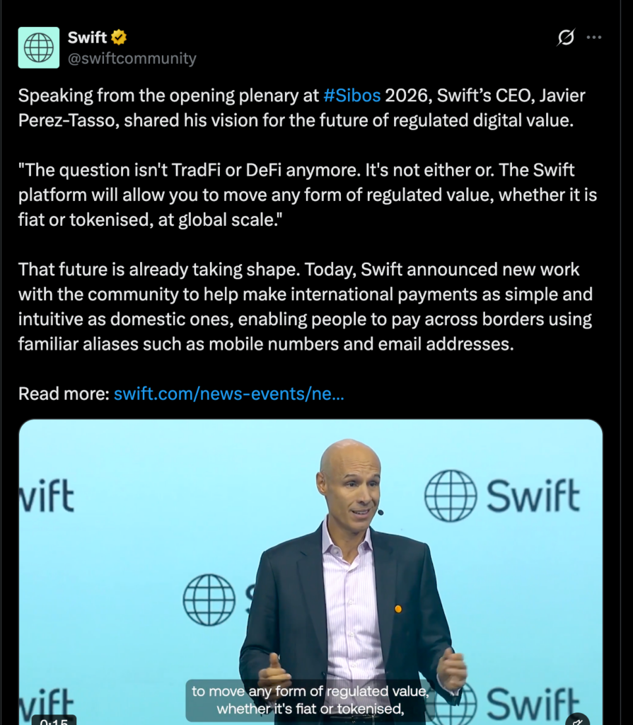 Swift区块链计划瞄准法币与代币化货币的全球统一铁路-区块链文库