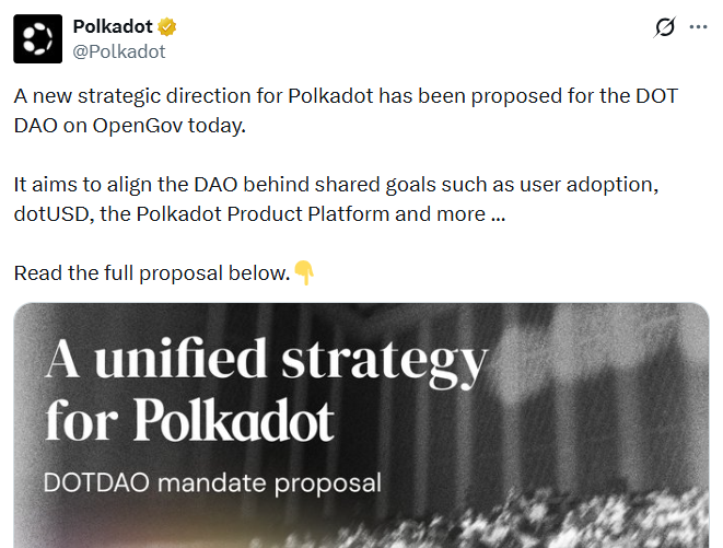 今日Polkadot新闻:新的DOT DAO策略能否改变一切?-区块链文库