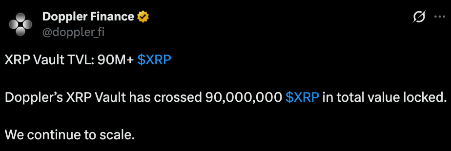 Doppler财经新闻：XRP金库突破重要关口，价格如何反应？-区块链文库
