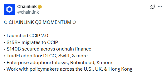 Chainlink新闻：36万亿美元总价值是否预示着更多LINK需求？-区块链文库