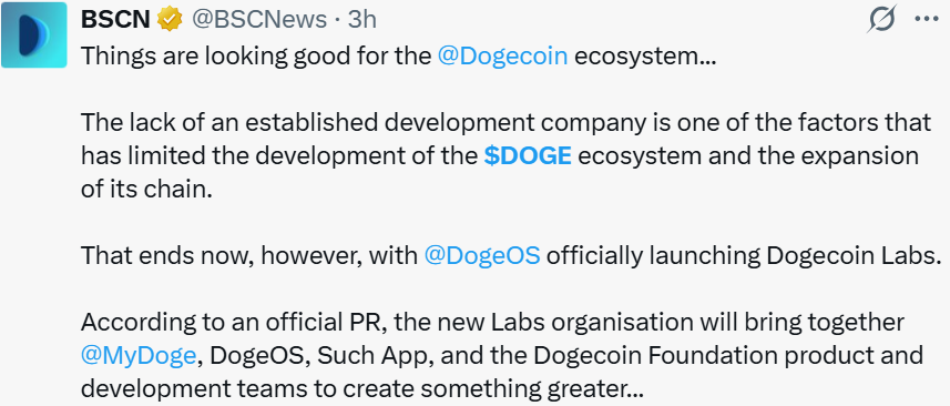 狗狗币价格预测:DOGE正在构建超越模因的更大格局-区块链文库
