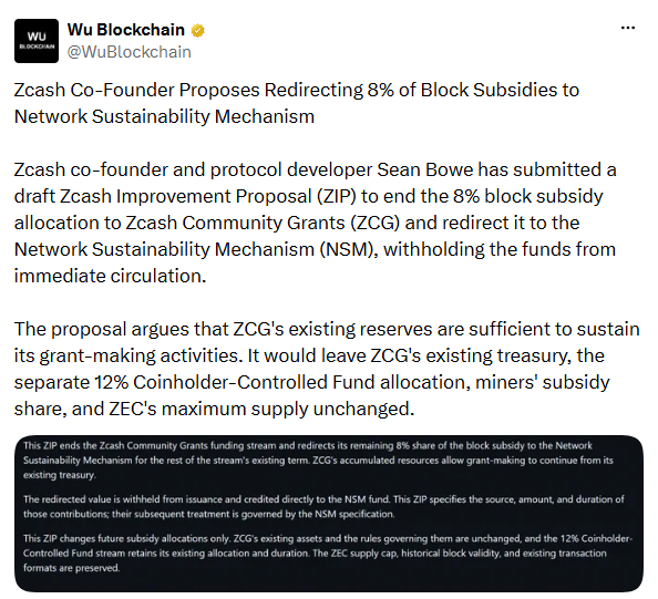 Zcash面临1200美元考验,创始人目标融资8%-区块链文库